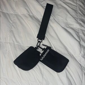 lululemon athletica Black Wristlet Set